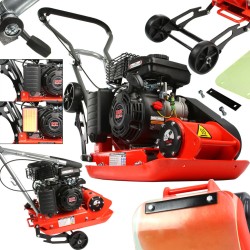 Compattatore Compattatrice a Scoppio | 48 kg | 1,64 CV | Forza Centrifuga 8,2kN | Piastra 490x320 mm Spessore 6 mm | Profondità di Compattazione 20 cm | Frequenza di Vibrazioni 5900 VPM